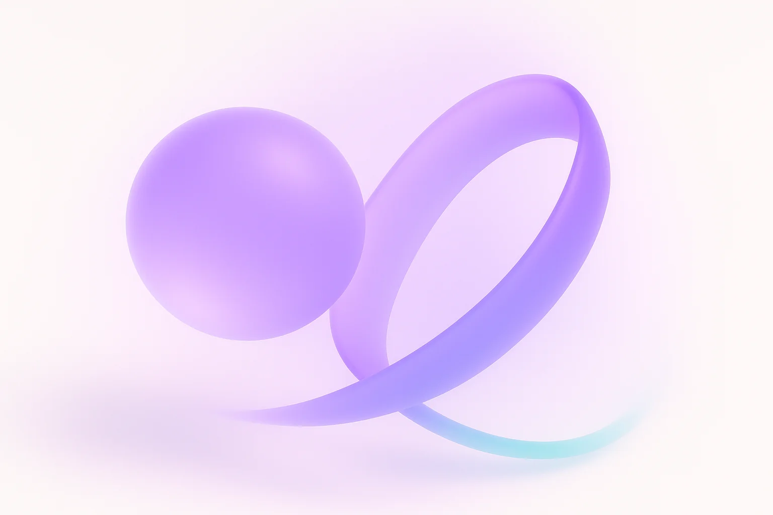 Abstract network visualization representing distributed team connections